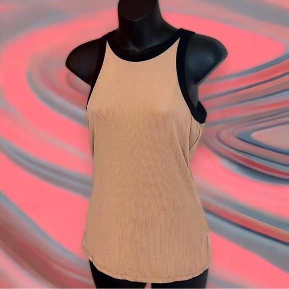 (NWT) CBR Ribbed Contrast Racerback Tank (Women’s Large) - Picture 3 of 12